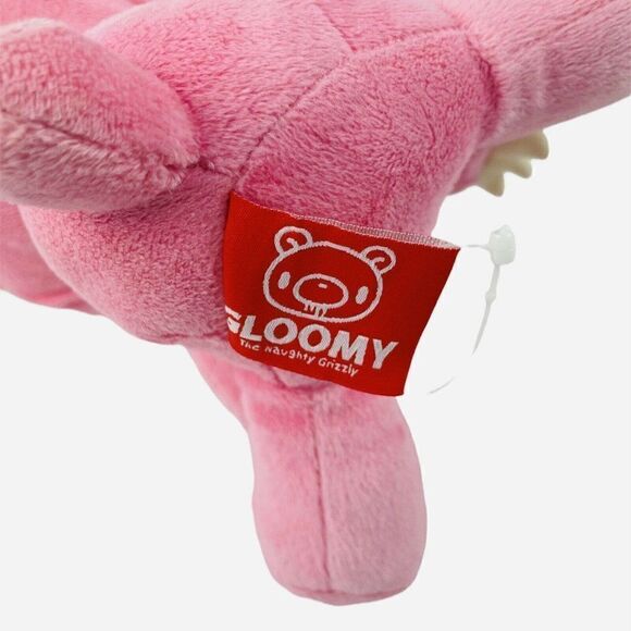 Gloomy The Naughty Grizzly 10" Pink Plush Mori Chack Chax Japan Anime NAZ Pity - Picture 8 of 11